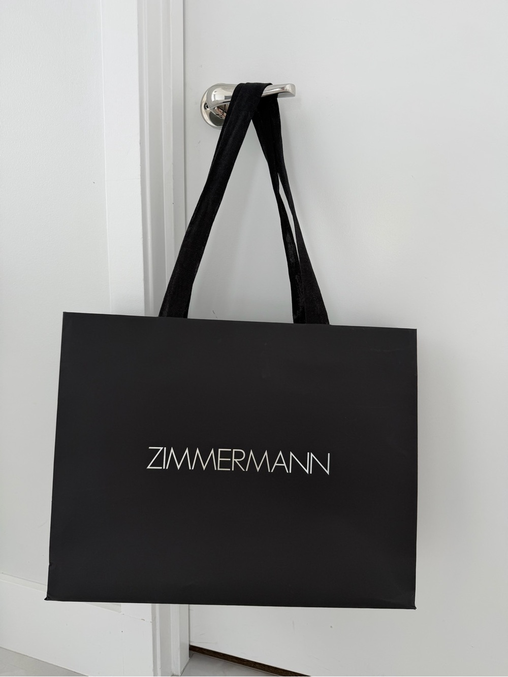 Zimmermann Black & Silver Shopping Bag PRICED TO SELL